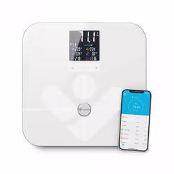 TrueLife TLFSW7BTW, Pèse-personne électronique, 180 kg, 100 g, Blanc, kg, Carré