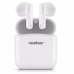 Niceboy HIVE Beans White, Sans fil, Appels/Musique, 20 - 20000 Hz, Écouteurs, Blanc