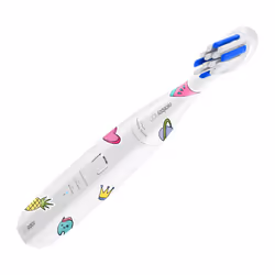 Niceboy ION Sonic Kids, Enfant, Brosse à dents à ultrasons, 60000 mouvements par minute, Blanc, Blanc, 3 an(s)