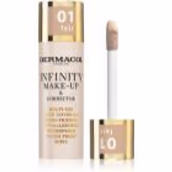 Le fond de teint Dermacol Infinity unifie la teinte de votre visage et cache les petites imperfections.