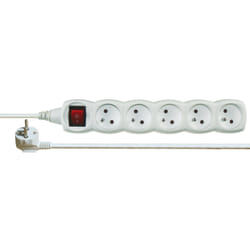 Emos 1902151000 unité de distribution d'énergie 5 sortie(s) CA Blanc