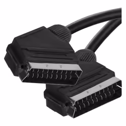 Emos SL2001 Câble SCART 1,5 m Noir