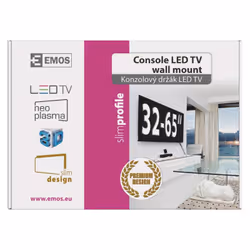 Emos KT3364 support pour téléviseur 65" Noir