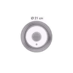 Tescoma Unicover couvercle Rond Orange, Transparent - Vue supplémentaire 5