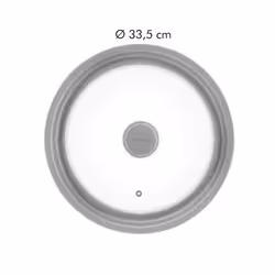 Tescoma 619129 couvercle Rond Gris, Transparent - Vue supplémentaire 4