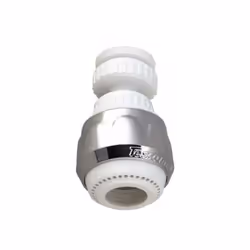 Paille articulée 6,0 cm Raccord fileté F 22x1 Douchette et aérateur chromés