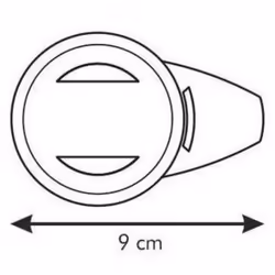 Tescoma 420650 séparateur d'œuf Blanc Plastique