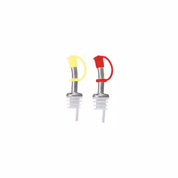 Tescoma 420690 bouchon de bouteilles et de carafes Rouge, Acier inoxydable, Jaune