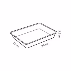Tescoma 623022 papier cuisson Four Rectangulaire