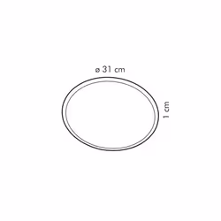 Tescoma 623120 papier cuisson Rond
