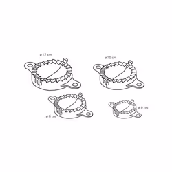 Tescoma 630880 fabricant de pâtes et raviolis Emporte-pièces/coupe raviolis