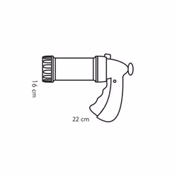Tescoma 630534 pistolet de décoration de pâtisseries