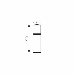 Tescoma 650346 distributeur huile / vinaigre Bouteille Verre, Plastique, Acier inoxydable Acier inoxydable, Transparent
