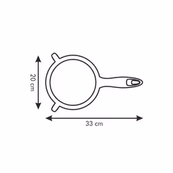 Tescoma 420606 Tamis de cuisine Plastique, Acier inoxydable 20 cm