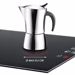 Tescoma Monte Carlo Cafetière à moka 0,14 L Acier inoxydable