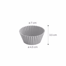 Tescoma 630646 moule a gâteaux Caissettes pour cupcake / muffin 6 pièce(s)