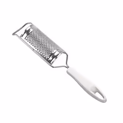 Tescoma 420183, Râpe ergonomique, Acier inoxydable, Blanc, Plastique, Acier inoxydable, Trou d'accroche, horizontale, 260 mm