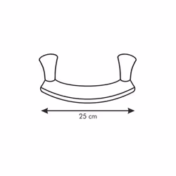 Tescoma 862064 ustensile pour râper et émincer Noir, Acier inoxydable