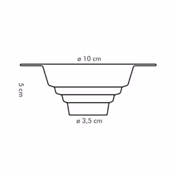 Tescoma 420598 entonnoir de cuisine 1 pièce(s) 10 cm Plastique