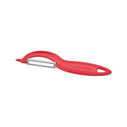 Tescoma 421012 Éplucheur Fruits et légumes Éplucheur pivotant Rouge, Acier inoxydable