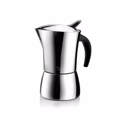 Tescoma Monte Carlo, Cafetière à moka, 0,14 L, Acier inoxydable, Acier inoxydable, 2 tasses, Plastique, Silicone