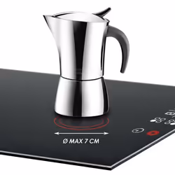 Tescoma Monte Carlo Cafetière à moka 0,14 L Acier inoxydable