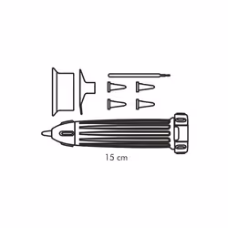Tescoma 630536 pistolet de décoration de pâtisseries - Vue supplémentaire 7