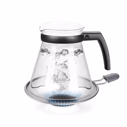Tescoma Teo Théière simple 1250 ml Noir, Transparent