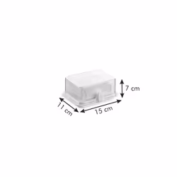 Tescoma 891830 boîte hermétique alimentaire Rectangulaire Transparent, Blanc 1 pièce(s) - Vue supplémentaire 5