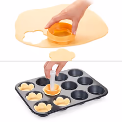 Tescoma 630087 moule pour cookies Blanc, Jaune