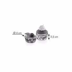 Tescoma 630608 moule a gâteaux Caissettes pour cupcake / muffin 60 pièce(s) - Vue supplémentaire 2