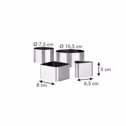 Tescoma 428724 emporte-pièce alimentaire Acier inoxydable