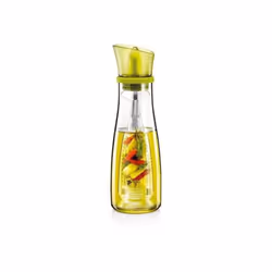 Fabriqué en verre borosilicaté Bec verseur en silicone Capuchon en plastique Dosage parfait de l'huile Infuseur interne pour  ...