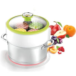 Kit de stérilisation - TESCOMA - Diamètre 24 cm x hauteur 10 cm - Blanc - Accessoires de cuisine