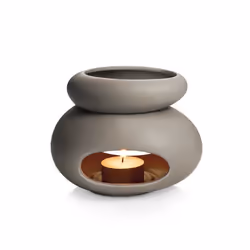 Tescoma 906832.43, Terre cuite / lampe aromatique, Vitrocéramique, Gris, Ovale, Sol, Table, fenêtre, 125 mm