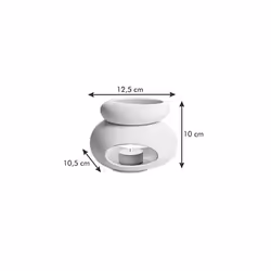 Tescoma 906832.43 lampe aromatique Terre cuite / lampe aromatique Vitrocéramique Gris