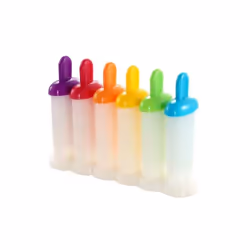 Plastique de haute qualité Support pour congeler et conserver les moules Idéal pour glaces, popsicles, sorbets, etc. Livre de ...