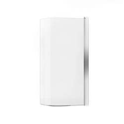 150x100 cm Fortuna Plus Pare-baignoire en verre, Chrome (VZFORTUNA160170TCR) - Siko