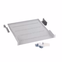 Triton Shelf with perforation 1U 650mm, Crème, Gris, 40 kg, 1U, 650 mm