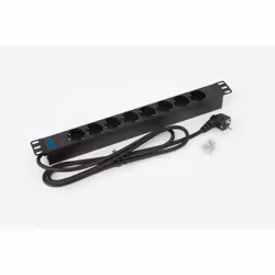 Triton RAB-PD-X02-A1, Basique, 1U, Noir, 8 sortie(s) CA, Type E / F, 2 m