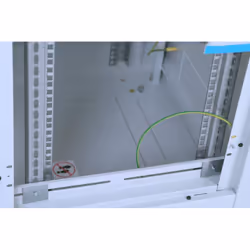 Triton 19" Delta S rack 22U/600x600, glass grey Rack autonome Gris