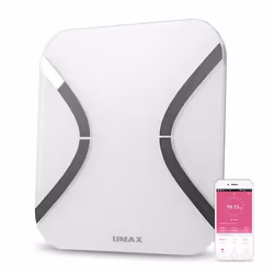 UMAX US20E Carré Blanc Pèse-personne électronique