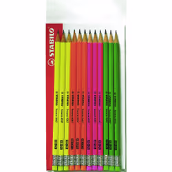 STABILO 8595147803444, Multicolore, Multicolore, HB, République tchèque, 8 mm, 240 mm