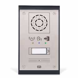 2N IP Uni, Avec fil, IP54, SIP2.0, RTP, HTTP, HTTPS, Noir, Argent, Mur, -40 - -55 °C