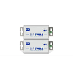 2N 2WIRE-SET OF 2 ADAPTORS convertisseur de signal Aluminium, Métallique