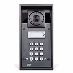 2N IP Force, H.263, H.263+, H.264, Noir, IP69K, Fast Ethernet, 10,100 Mbit/s, SIP2.0, DHCP opt. 66, SMTP, 802.1x, RTSP, RTP,  ...