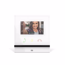 2N Indoor Compact, 10,9 cm (4.3"), 480 x 272 pixels, H.263, H.264, Blanc, Verre trempé, Tactile