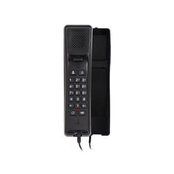 2N 1120101B téléphone fixe Noir 2 lignes