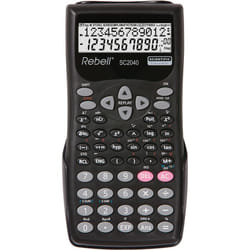 Rebell SC2040 calculatrice Poche Calculatrice scientifique Noir