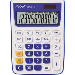 Rebell SDC912 calculatrice Bureau Calculatrice basique Violet